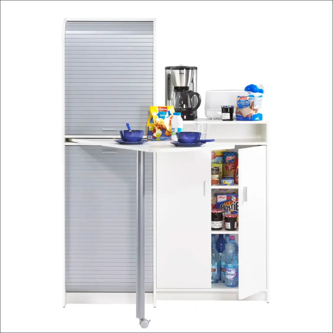 Virtuvės komplektas VI949 - €297 Save 55% __label:Pristatymas 1-2 d.d., color-balta, color-pilka, material-mediena,