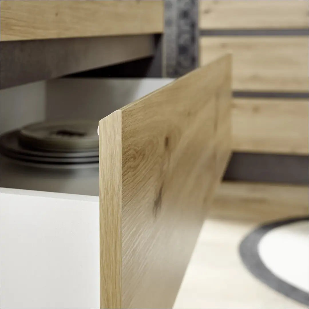 Virtuvinis komplektas (2 dalys) KI1392 - €275 __label:Pristatymas 1-2 d.d., color-pilka, color-ruda, material-mediena,