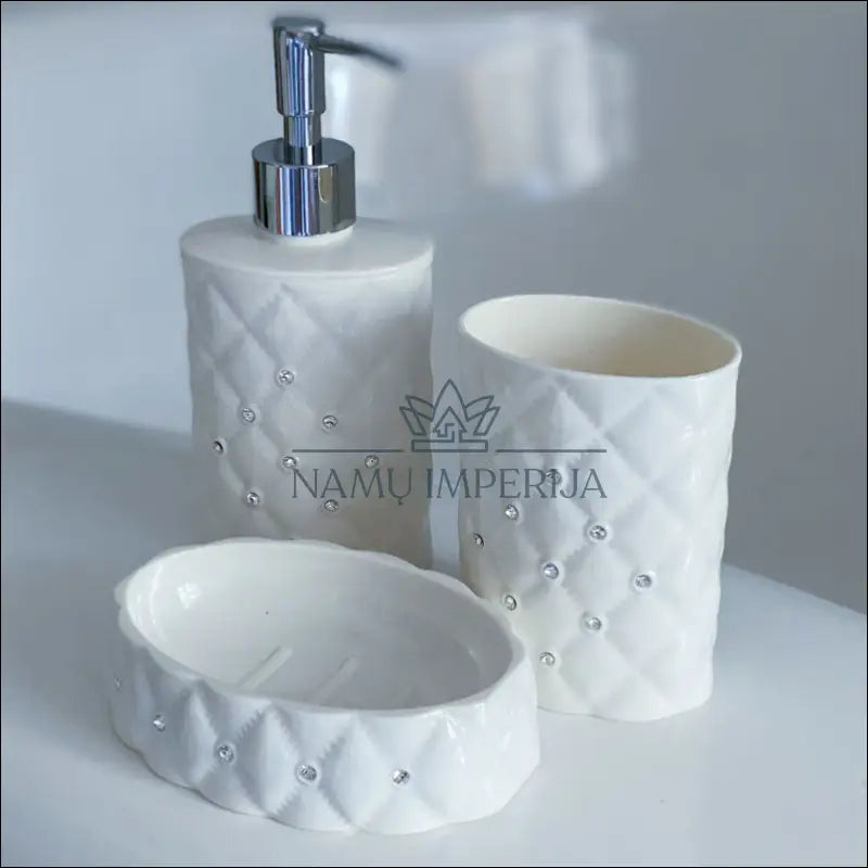 Vonios aksesuarų komplektas (3vnt) DI9403 - €37 Save 50% 25-50, __label:Pristatymas 1-2 d.d., color-balta,
