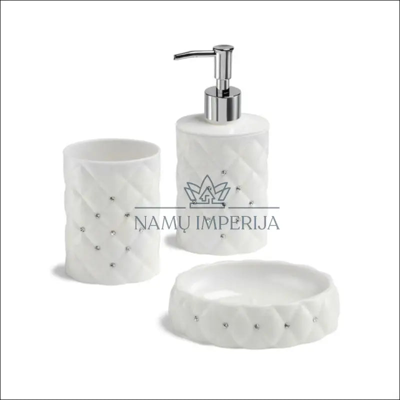 Vonios aksesuarų komplektas (3vnt) DI9403 - €37 Save 50% 25-50, __label:Pristatymas 1-2 d.d., color-balta,