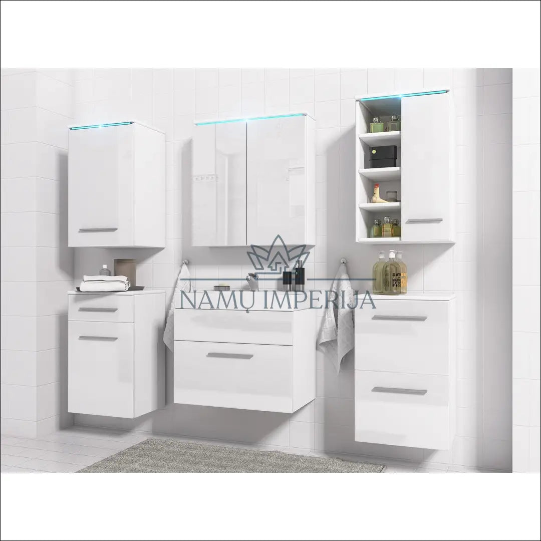 Vonios baldų komplektas (6 dalys) KI1168 - €440 Save 50% __label:Pristatymas 1-2 d.d., color-balta, material-mediena,
