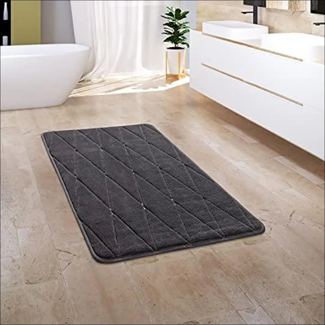 Vonios kambario kilimėlis RU1612 - €19 Save 50% __label:Pristatymas 1-2 d.d., color-pilka, kilimai,