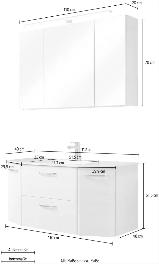 Vonios kambario komplektas KI1655 - €900 Save 50% __label:Pristatymas 1-2 d.d., Balta, material-keramika,