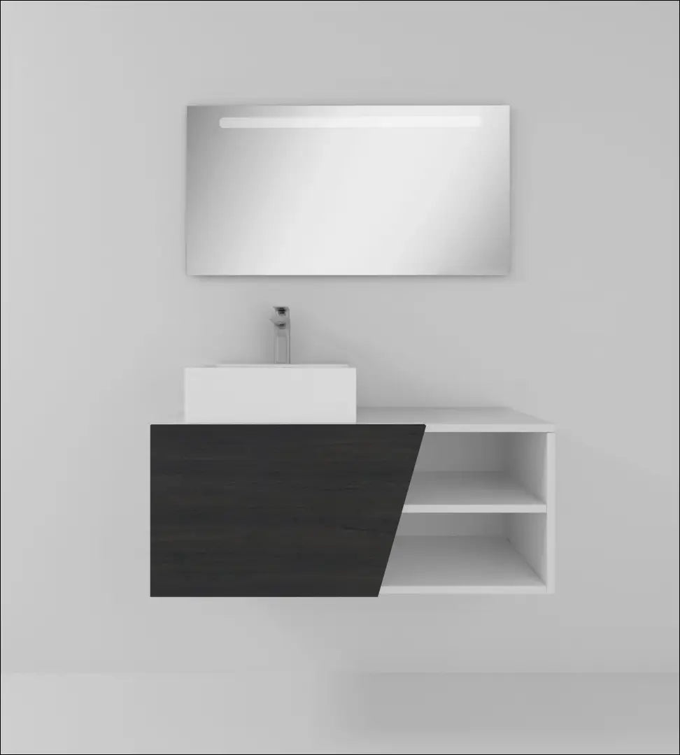 Vonios kambario komplektas (spintelė + kriauklė) KI711 - €276 Save 65% __label:Pristatymas 1-2 d.d., color-balta,