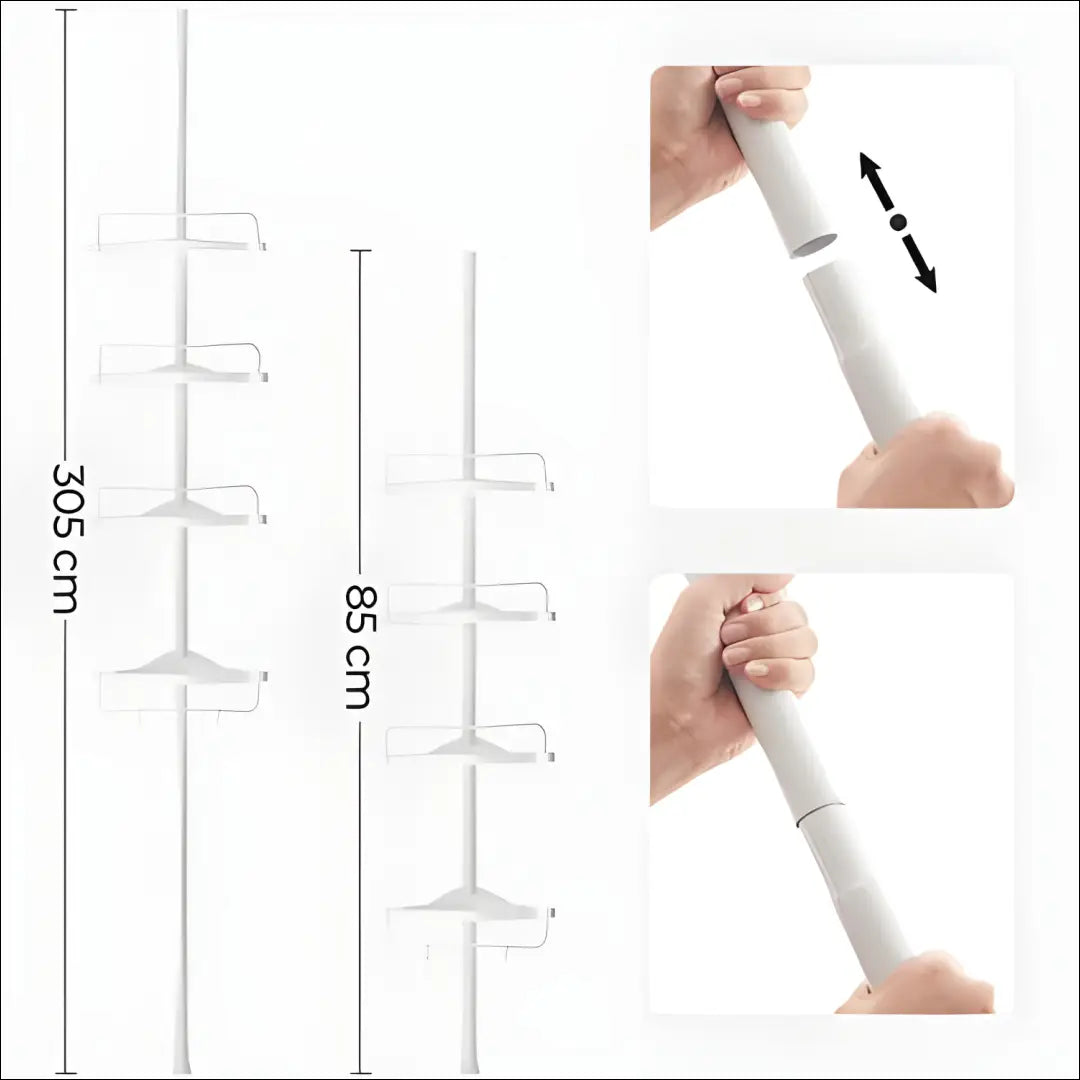 Vonios kampinė lentyna SM1947 - €51 Save 40% 50-100, __label:Pristatymas 5-14 d.d., notouch30, song, spalva-balta