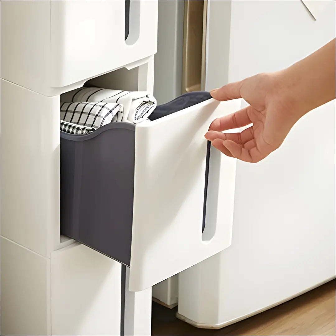 Vonios komoda su stalčiais SM644 - €96 Save 40% 50-100, __label:Pristatymas 5-14 d.d., notouch30, song, spalva-balta