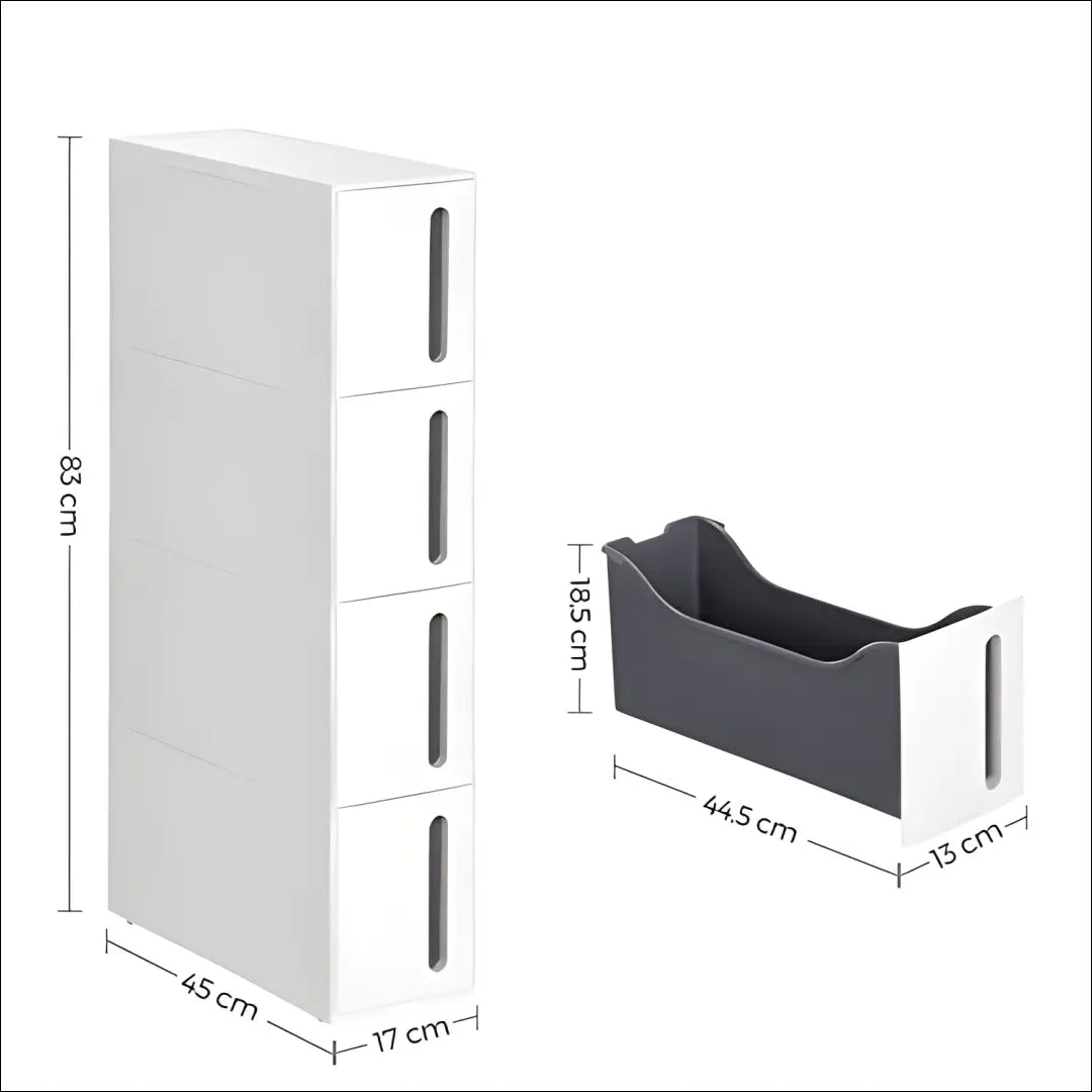 Vonios komoda su stalčiais SM644 - €96 Save 40% 50-100, __label:Pristatymas 5-14 d.d., notouch30, song, spalva-balta