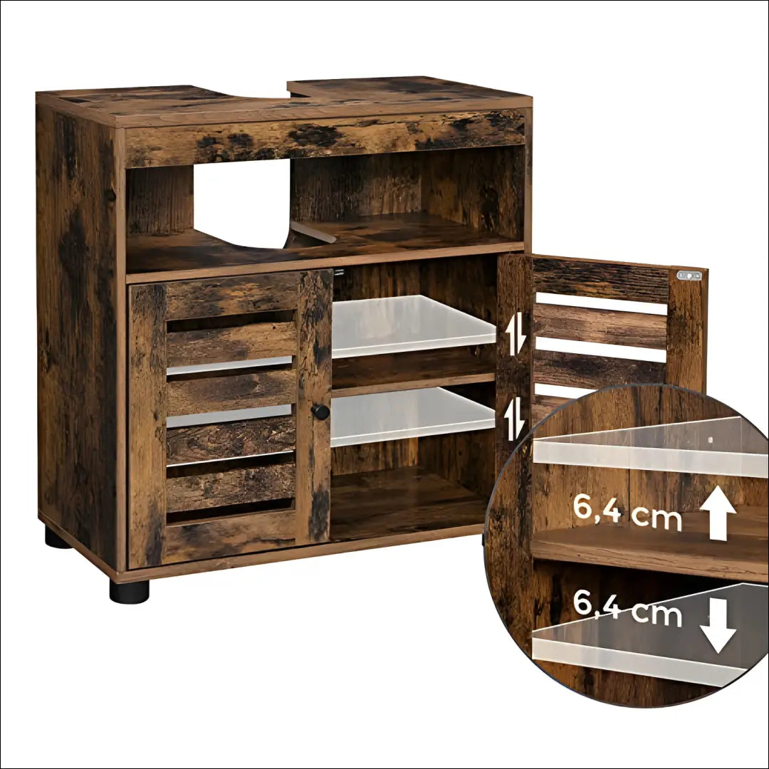 Vonios kriauklės spintelė SM1944 - €88 Save 40% 50-100, __label:Pristatymas 5-14 d.d., notouch30, song, spalva-ruda