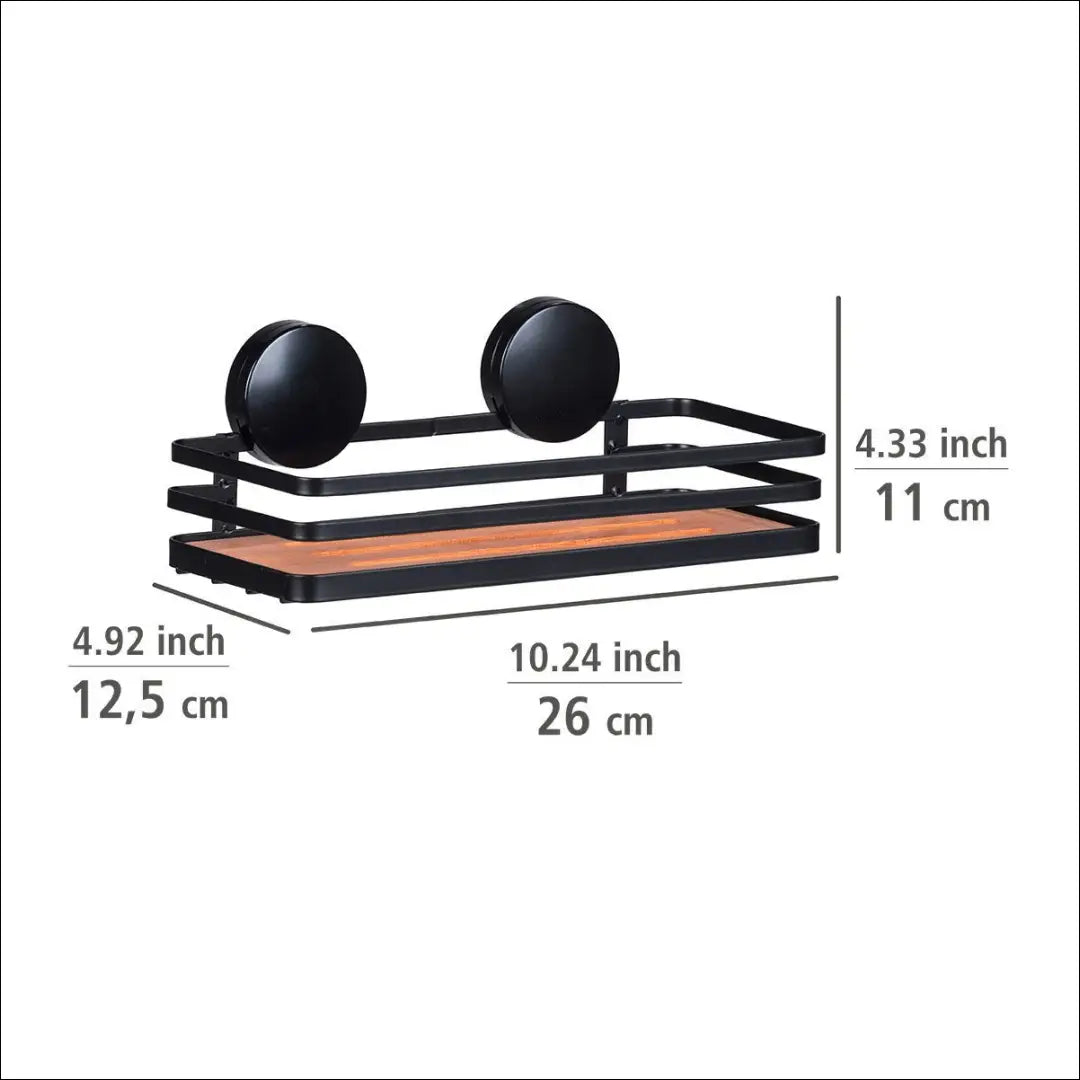 Vonios lentynėlė DI12530 - €10 Save 50% __label:Pristatymas 1-2 d.d., color-juoda, color-ruda, material-mediena,