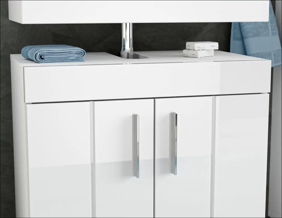 Vonios spintelė KI1079 - €65 Save 50% 50-100, __label:Pristatymas 1-2 d.d., color-balta, material-mediena,