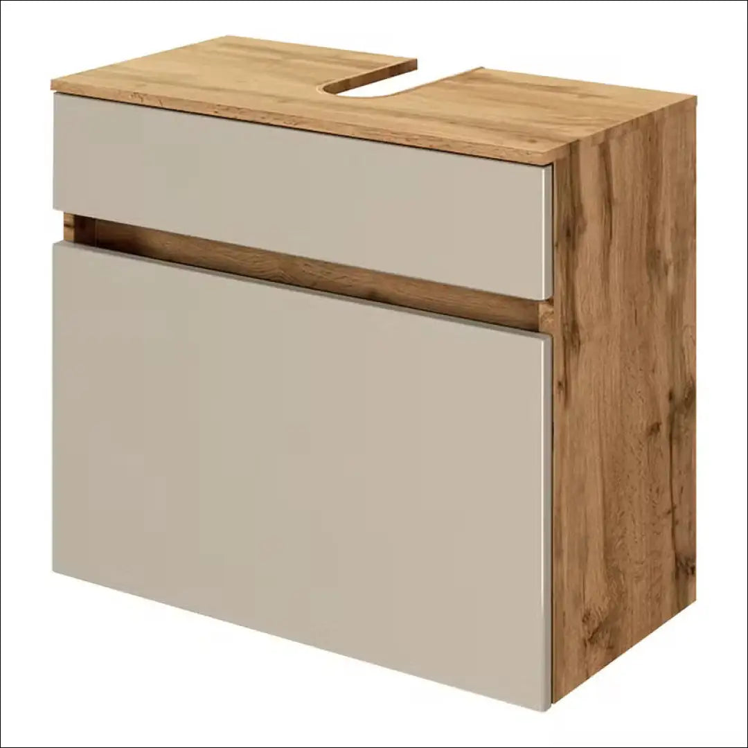 Vonios spintelė KI1198 - €84 Save 50% 50-100, __label:Pristatymas 1-2 d.d., color-kremas, color-ruda, material-mdf €50