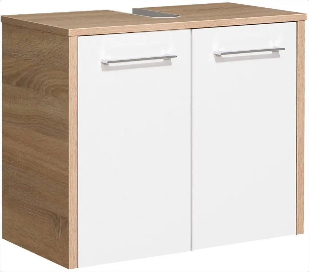 Vonios spintelė KI1529 - €65 Save 50% 50-100, __label:Pristatymas 1-2 d.d., color-balta, color-ruda, material-mediena