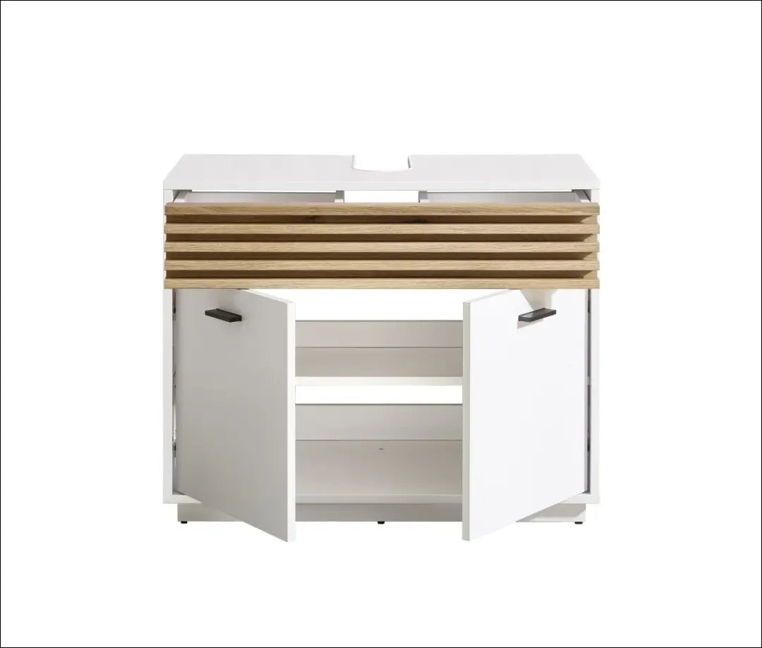 Vonios spintelė KI1600 - €73 Save 50% 50-100, __label:Pristatymas 1-2 d.d., color-balta, color-ruda, material-mediena