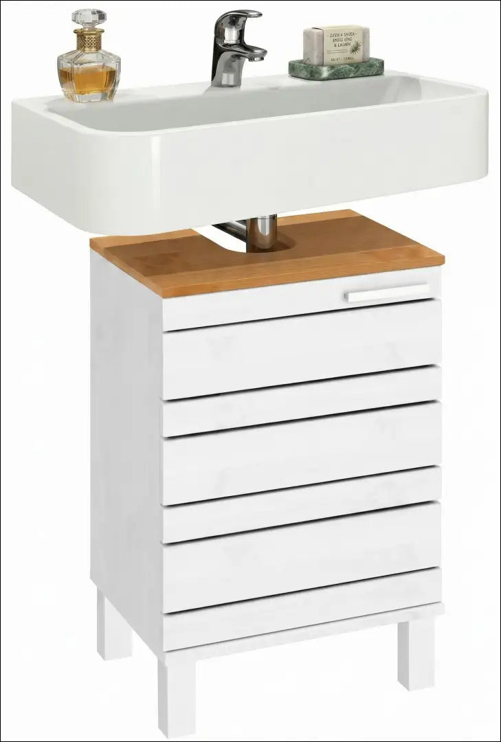 Vonios spintelė KI1855 - €56 Save 50% 50-100, __label:Pristatymas 1-2 d.d., color-balta, color-ruda,