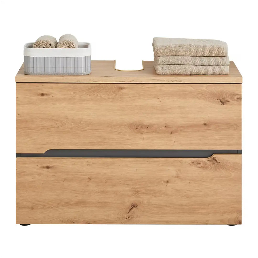 Vonios spintelė KI1868 - €125 Save 50% 100-200, __label:Pristatymas 1-2 d.d., color-pilka, color-ruda, material-mediena