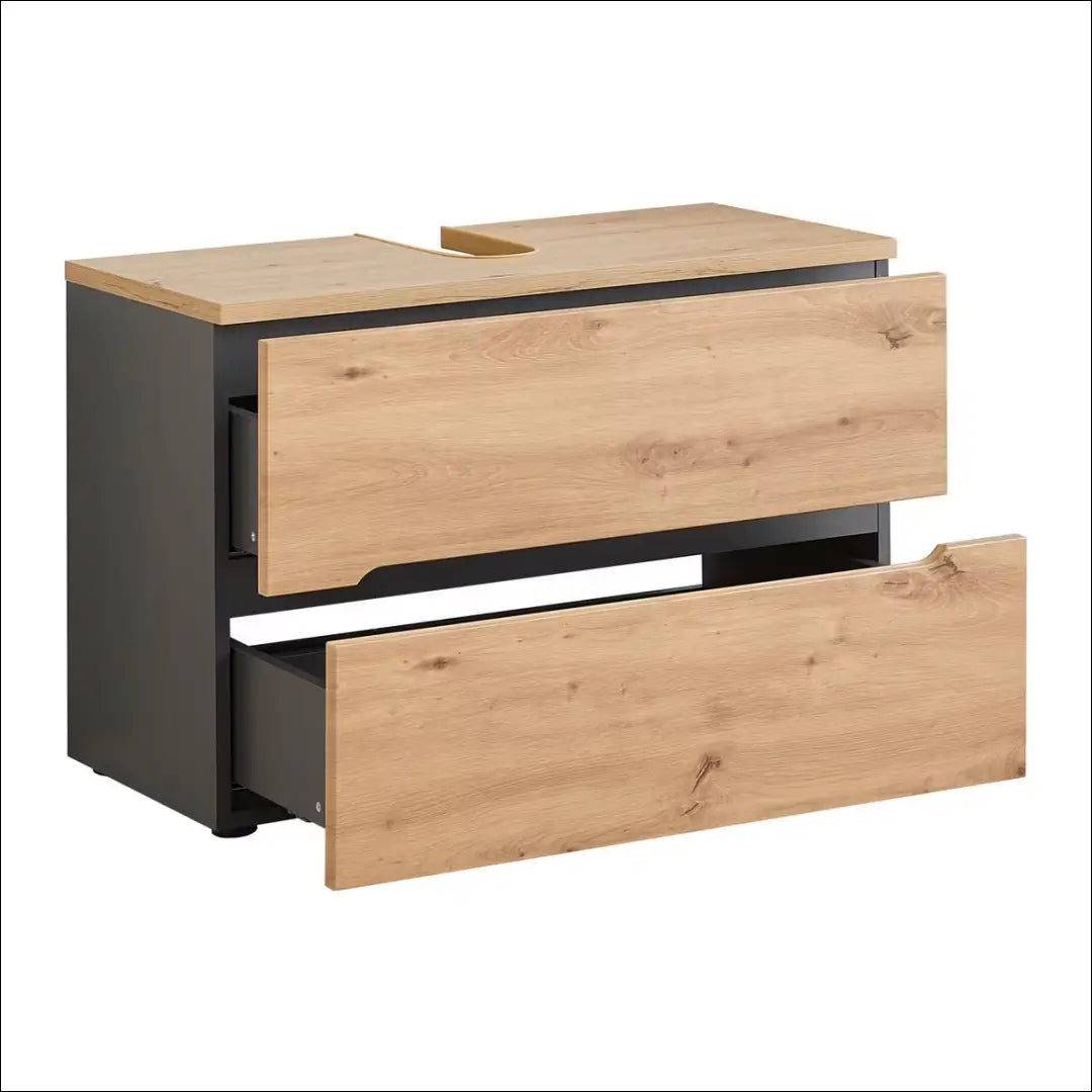 Vonios spintelė KI1868 - €125 Save 50% 100-200, __label:Pristatymas 1-2 d.d., color-pilka, color-ruda, material-mediena