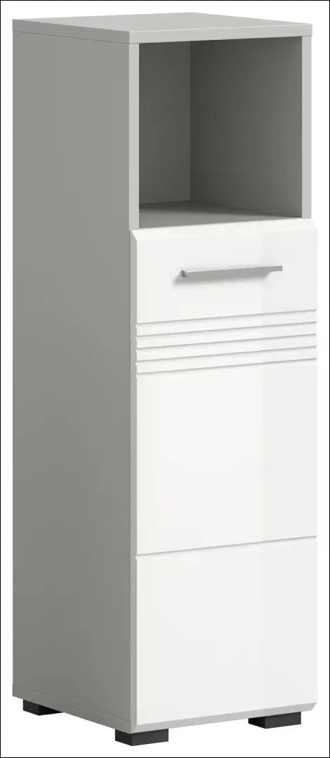 Vonios spintelė KI1888 - €25 Save 50% 25-50, __label:Pristatymas 1-2 d.d., color-balta, color-pilka, material-mdf Balta
