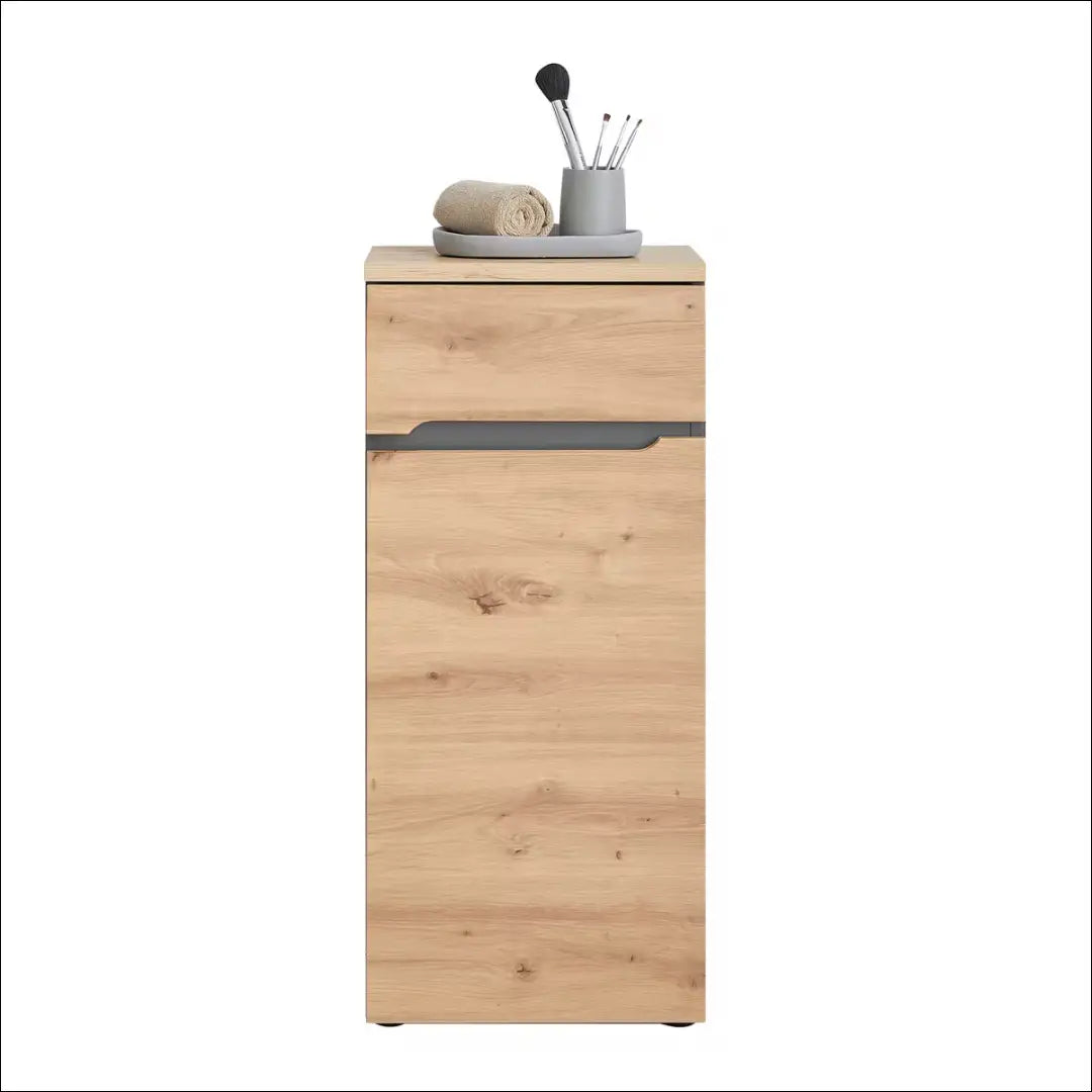 Vonios spintelė KI912 - €70 Save 50% 50-100, __label:Pristatymas 1-2 d.d., color-pilka, color-ruda, material-mediena