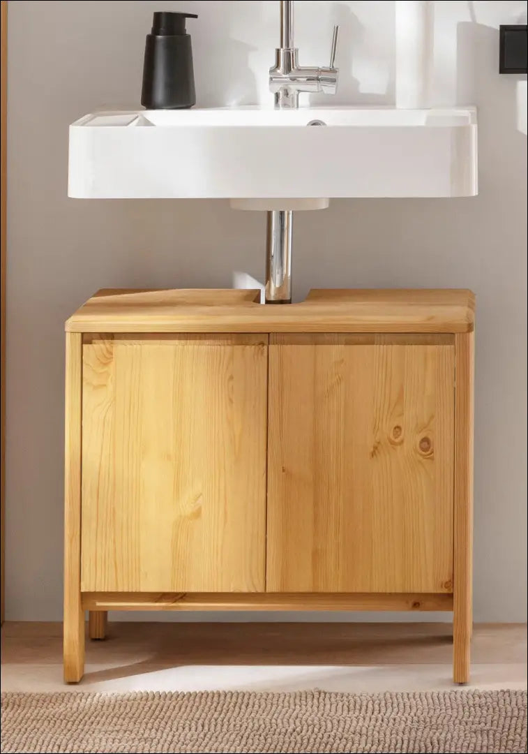 Vonios spintelė KI914 - €84 Save 50% 50-100, __label:Pristatymas 1-2 d.d., color-ruda, material-medzio-masyvas,