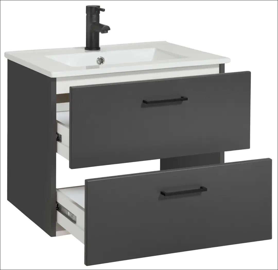 Vonios spintelė su kriaukle KI1709 - €90 Save 50% 50-100, __label:Pristatymas 1-2 d.d., color-balta, color-pilka,