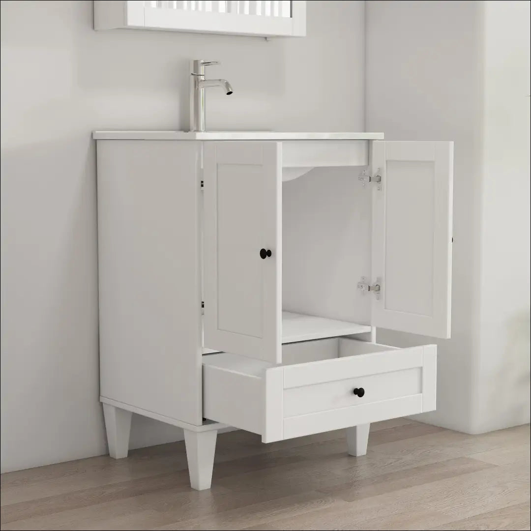 Vonios spintelė su kriaukle KI1720 - €125 Save 50% 100-200, __label:Pristatymas 1-2 d.d., color-balta,