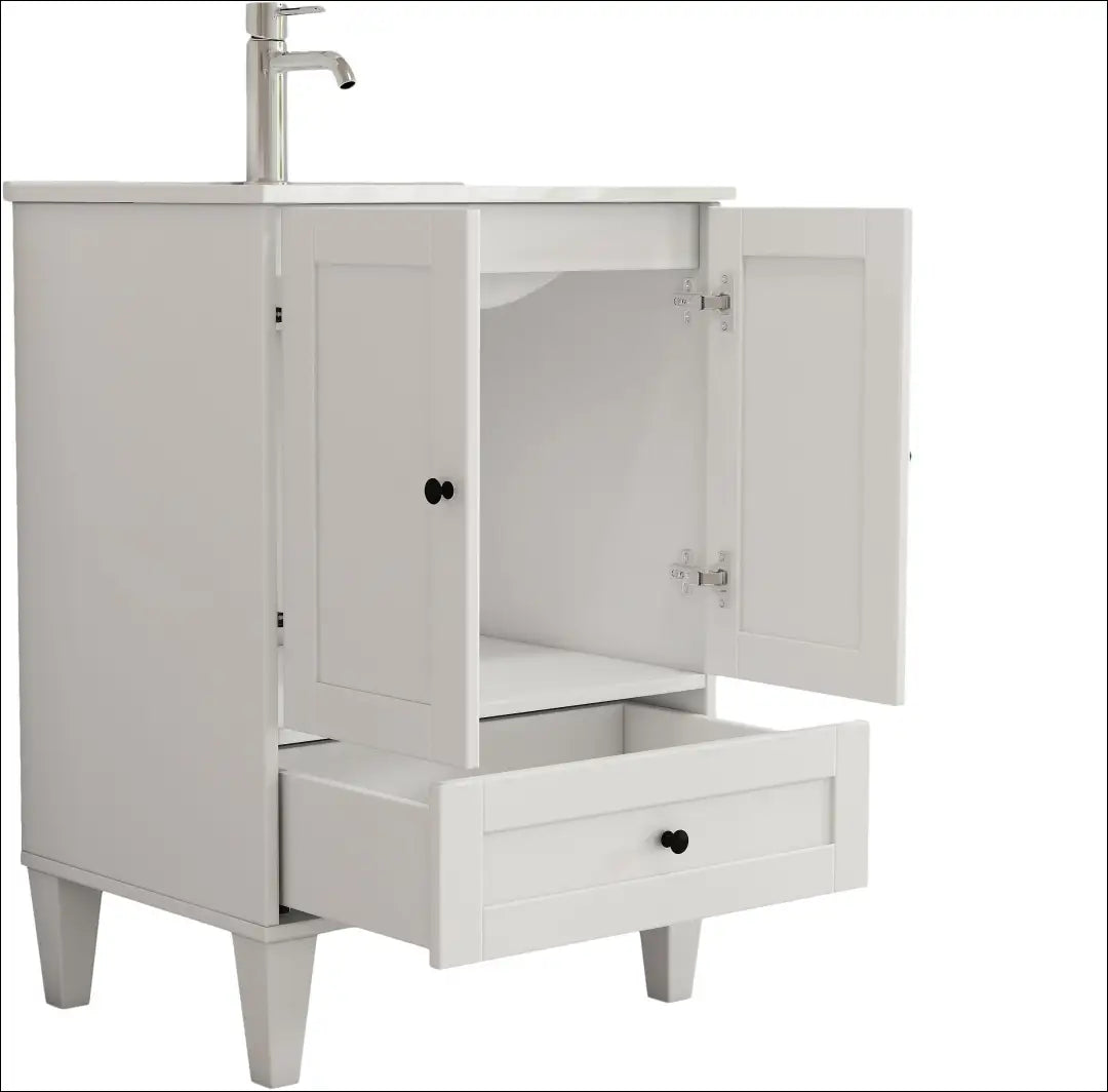 Vonios spintelė su kriaukle KI1720 - €125 Save 50% 100-200, __label:Pristatymas 1-2 d.d., color-balta,