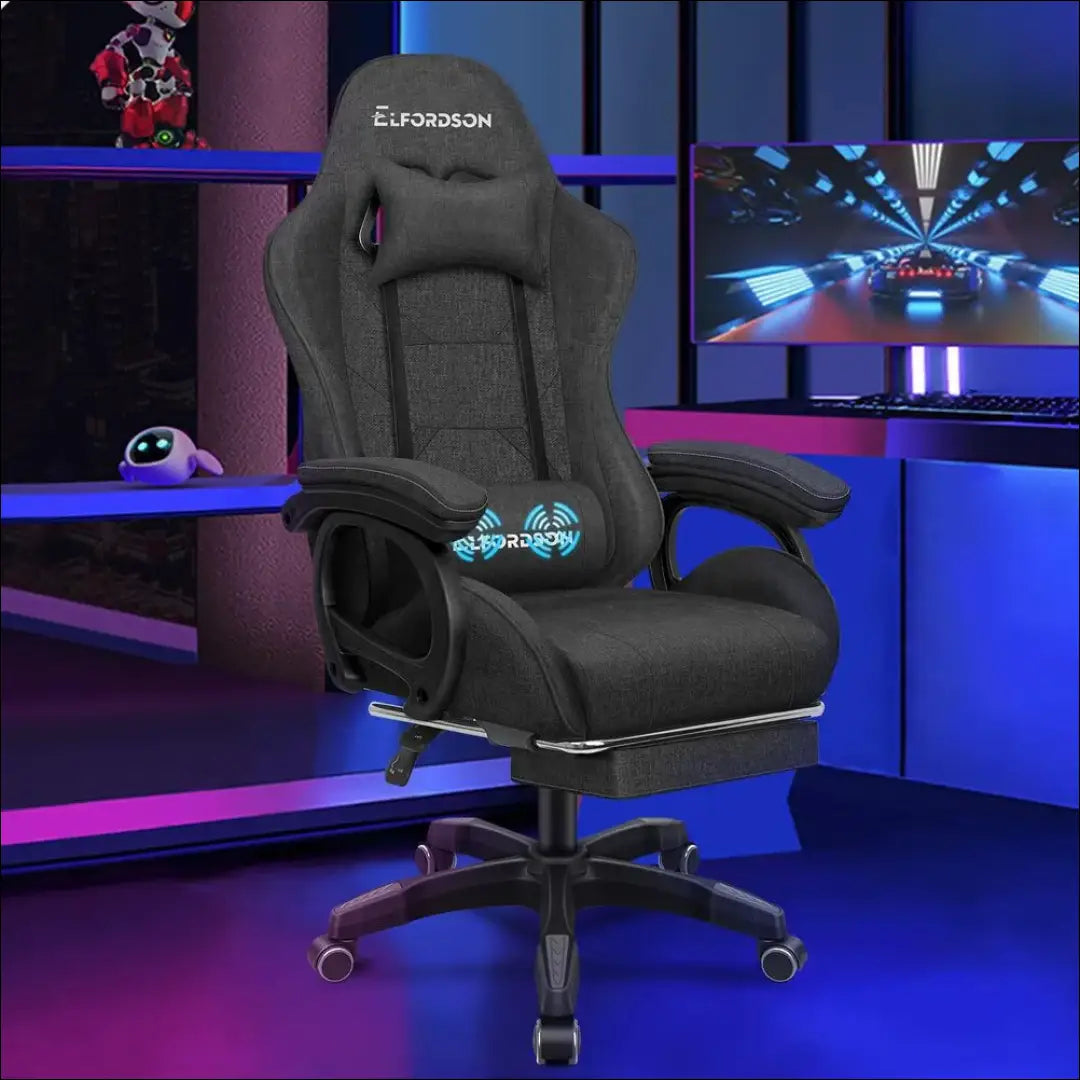 Žaidimų-darbo kėdė BI266 - €119 Save 50% 100-200, __label:Pristatymas 1-2 d.d., biuro-baldai, biuro-kedes, color-pilka