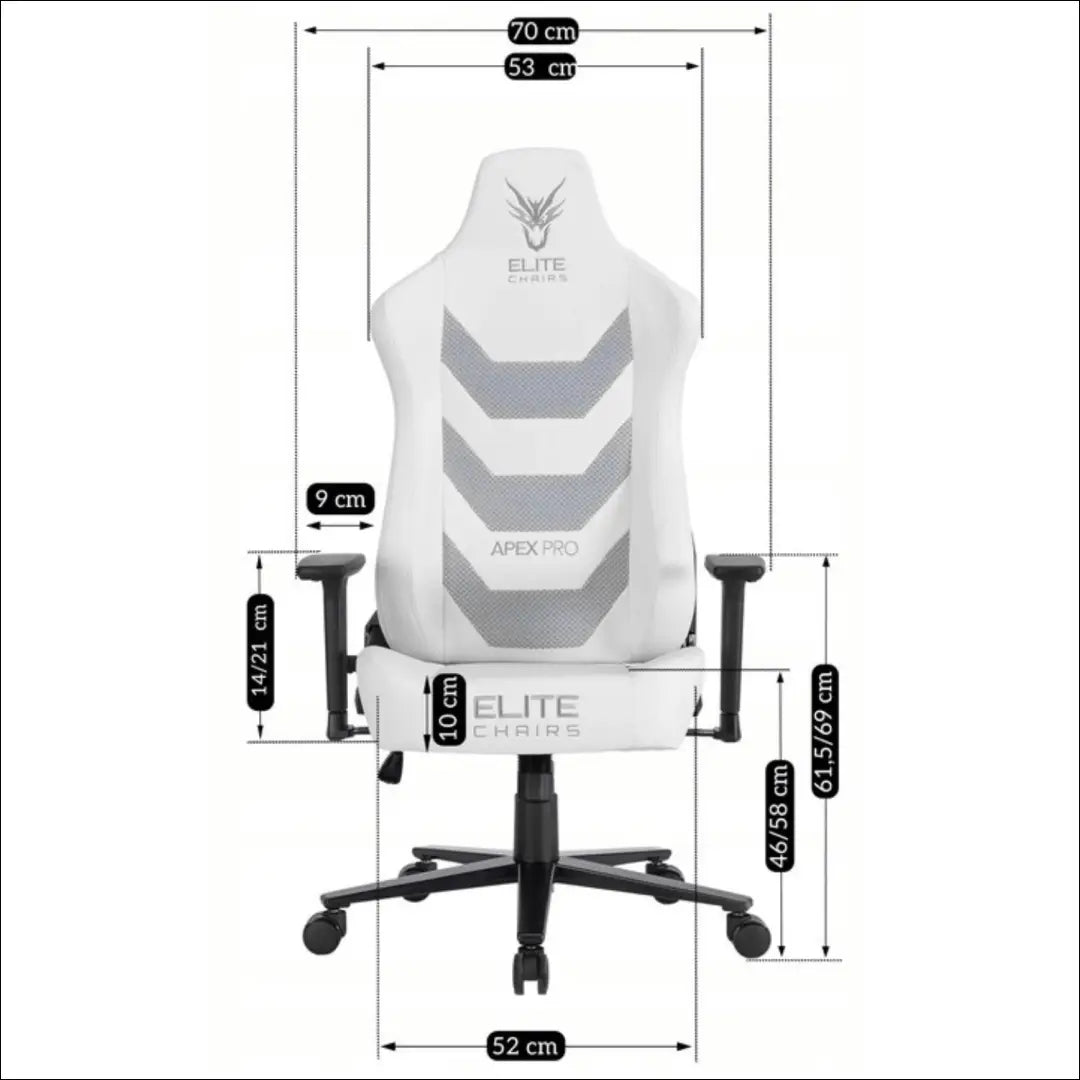 Žaidimų fotelis sukamas iš eko odos baltos spalvos TE518 - €167 Save 15% 100-200, __label:Pristatymas 5-14 d.d., elite,