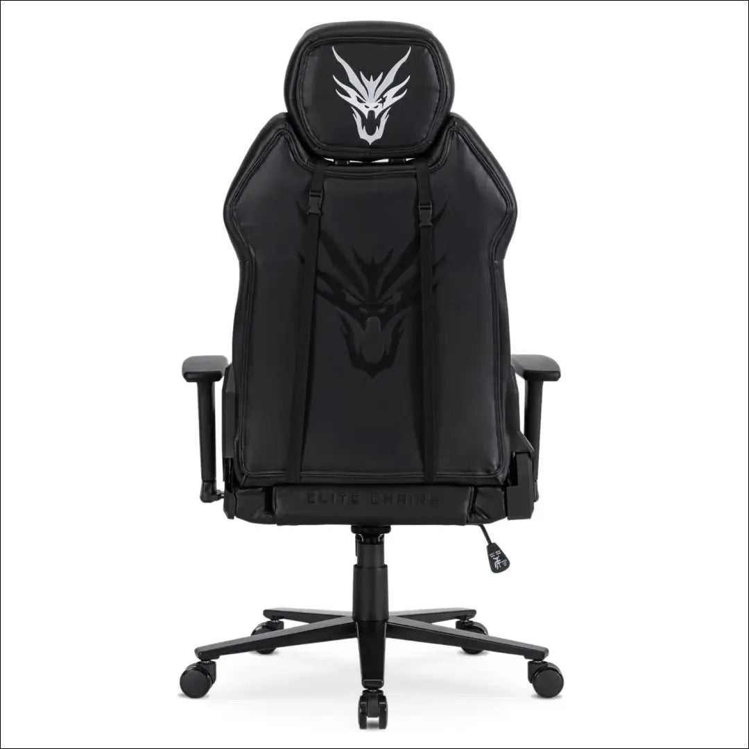 Žaidimų fotelis sukamas iš eko odos juodos spalvos / baltos TE520 - €185 Save 15% 100-200, __label:Pristatymas 5-14