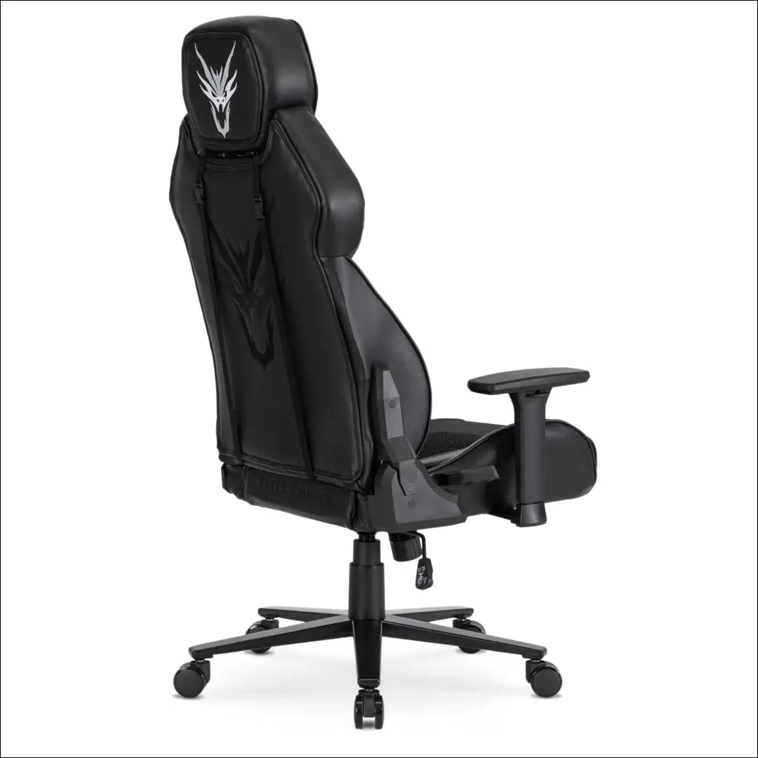 Žaidimų fotelis sukamas iš eko odos juodos spalvos / baltos TE520 - €185 Save 15% 100-200, __label:Pristatymas 5-14