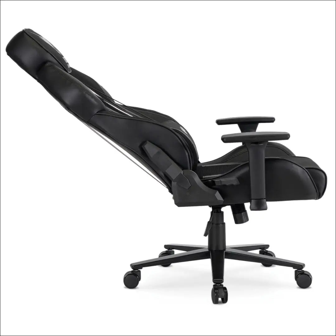 Žaidimų fotelis sukamas iš eko odos juodos spalvos / baltos TE520 - €185 Save 15% 100-200, __label:Pristatymas 5-14