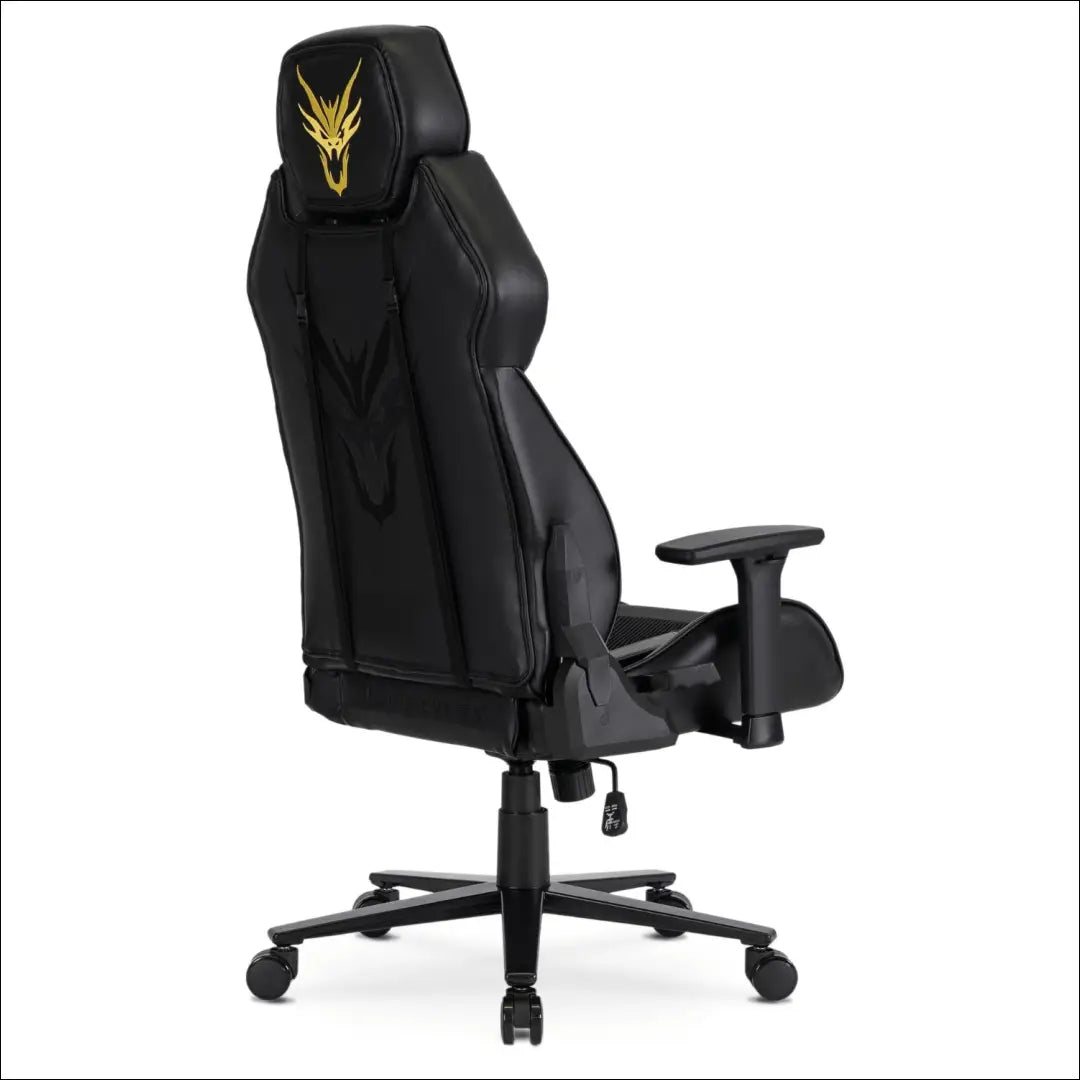 Žaidimų fotelis sukamas iš eko odos juodos spalvos / geltonos TE519 - €185 Save 15% 100-200, __label:Pristatymas 5-14