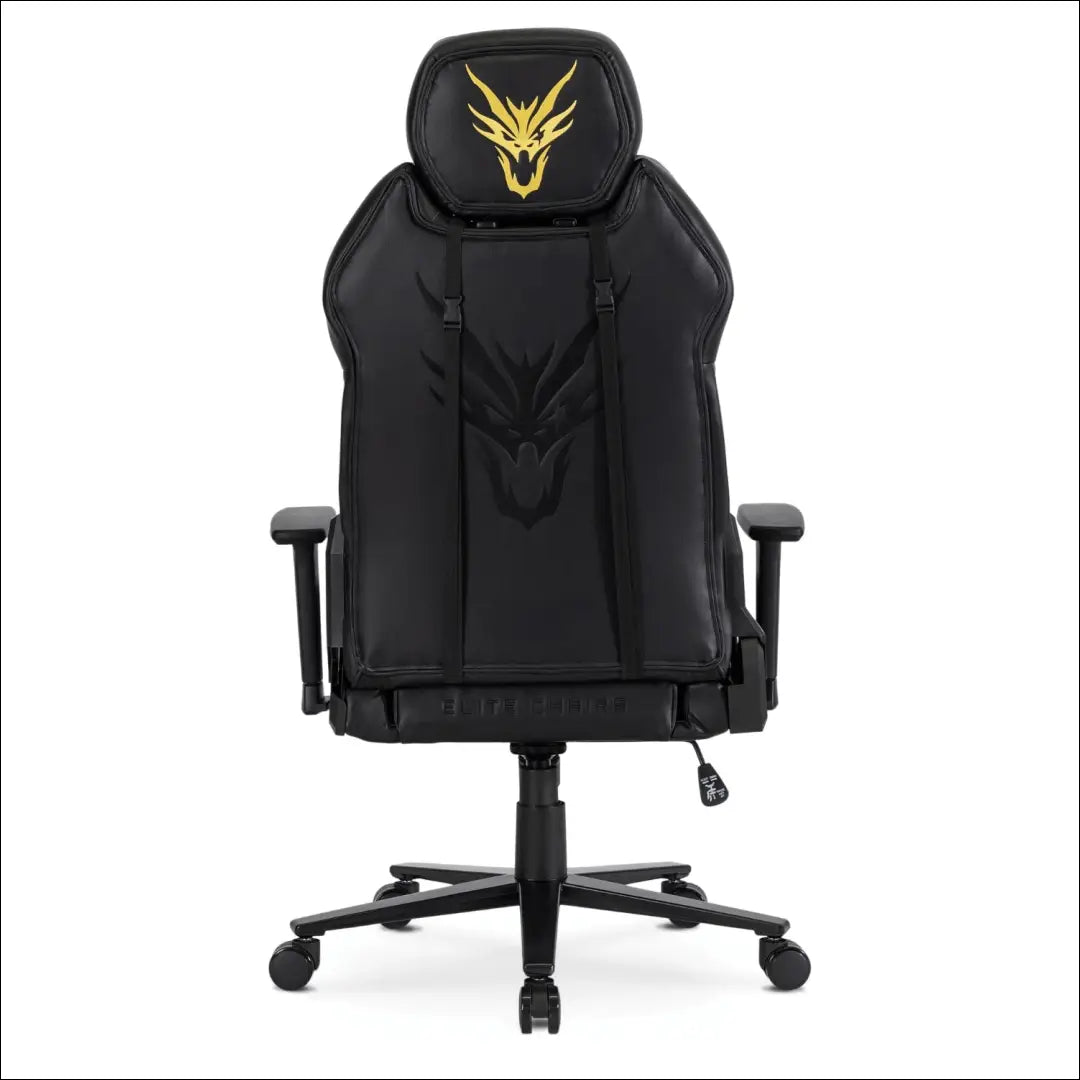 Žaidimų fotelis sukamas iš eko odos juodos spalvos / geltonos TE519 - €185 Save 15% 100-200, __label:Pristatymas 5-14