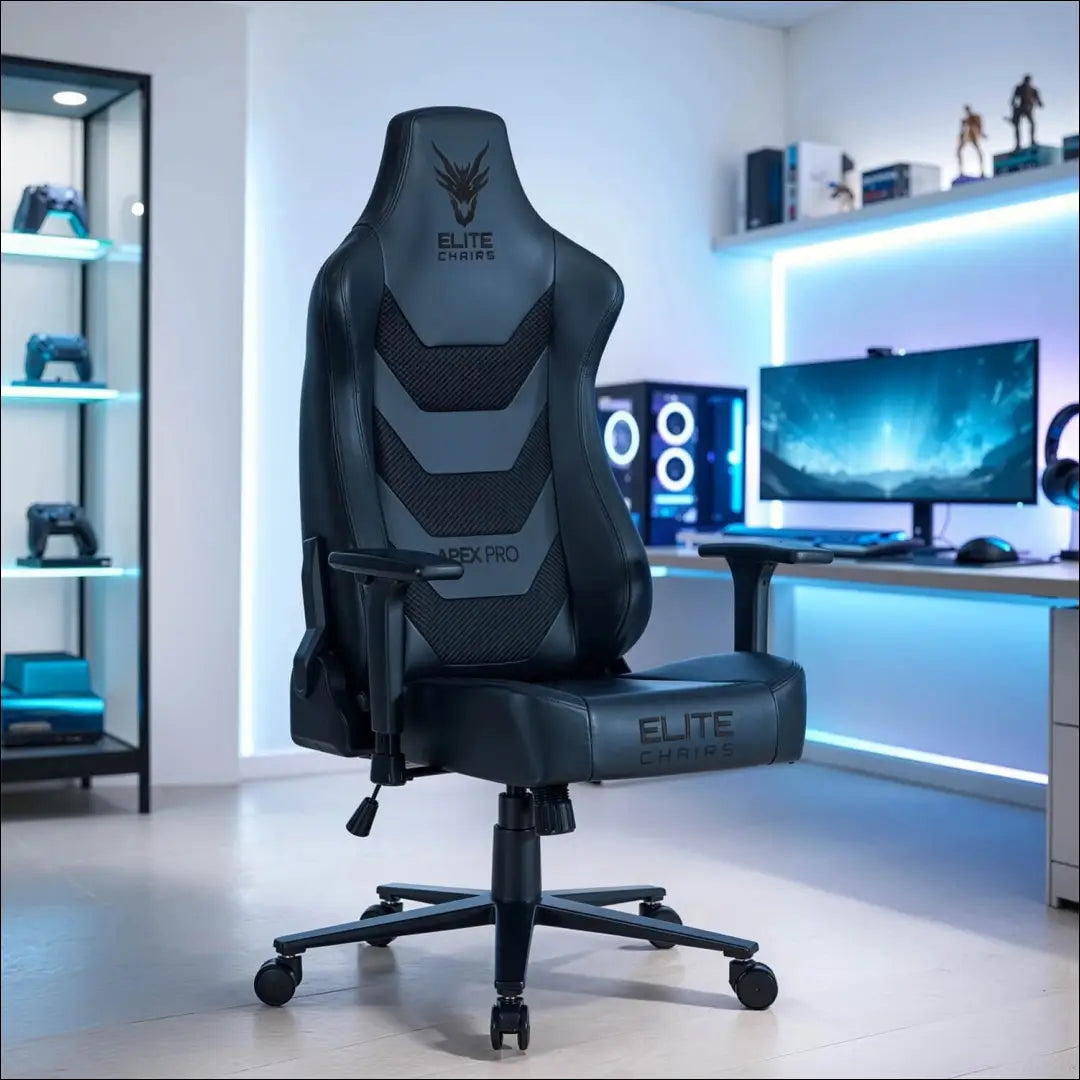 Žaidimų fotelis sukamas iš eko odos juodos spalvos TE517 - €167 Save 15% 100-200, __label:Pristatymas 5-14 d.d., elite,