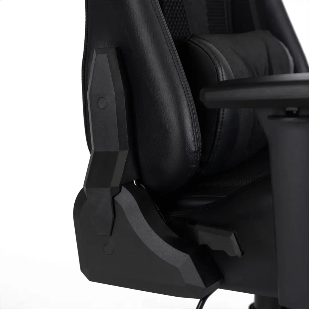 Žaidimų fotelis sukamas iš eko odos juodos spalvos TE555 - €161 Save 15% 100-200, __label:Pristatymas 5-14 d.d., elite,