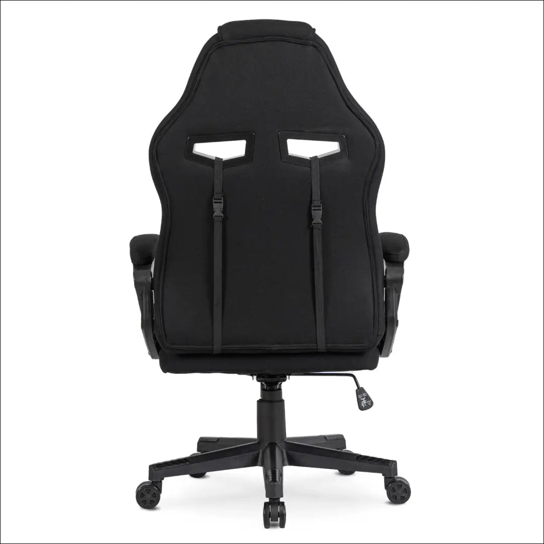 Žaidimų fotelis sukamas su audiniu juodos spalvos TE338 - €132 Save 15% 100-200, __label:Pristatymas 5-14 d.d., elite,