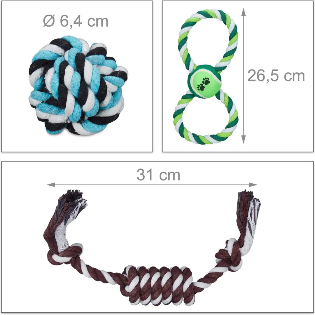 Žaislų komplektas augintiniui (10vnt) DI9336 - €10 Save 55% __label:Pristatymas 1-2 d.d., color-marga, color-margas,