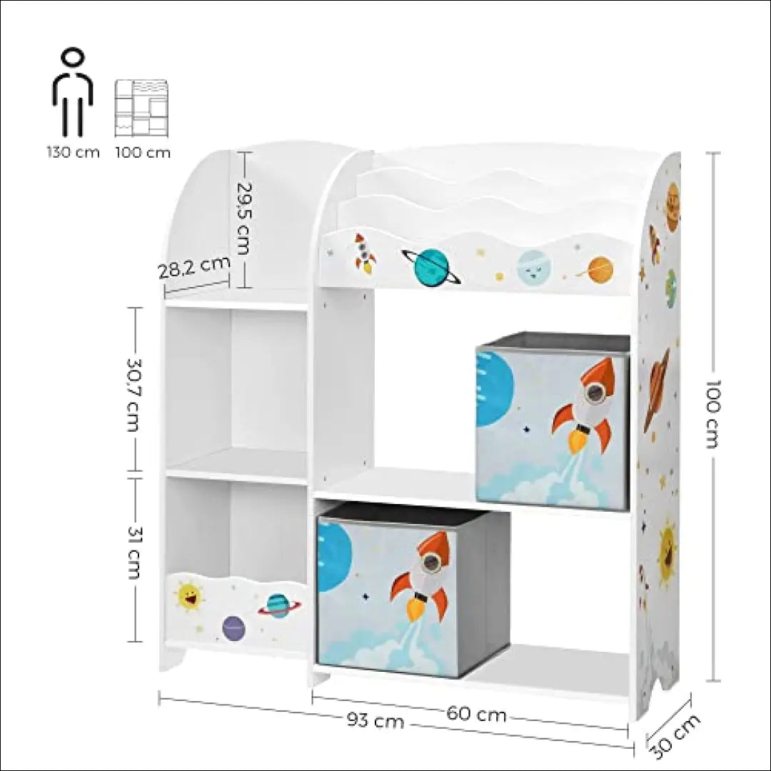 Žaislų lentyna SM1224 - €122 Save 40% 100-200, __label:Pristatymas 5-14 d.d., notouch30, pastatoma-lentyna, song