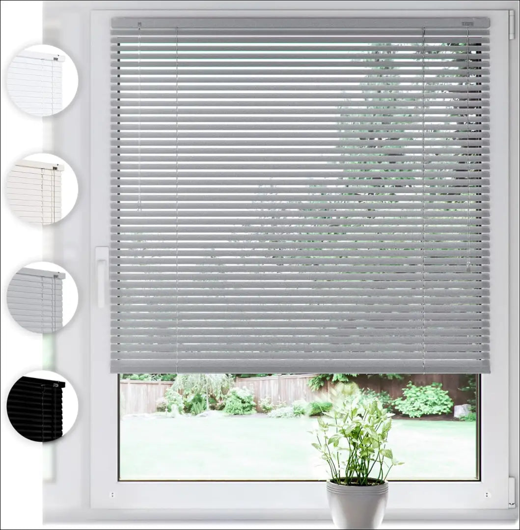 Žaliuzė DI11953 - €25 Save 50% 25-50, __label:Pristatymas 1-2 d.d., color-sidabrine, material-metalas, tekstile to €50