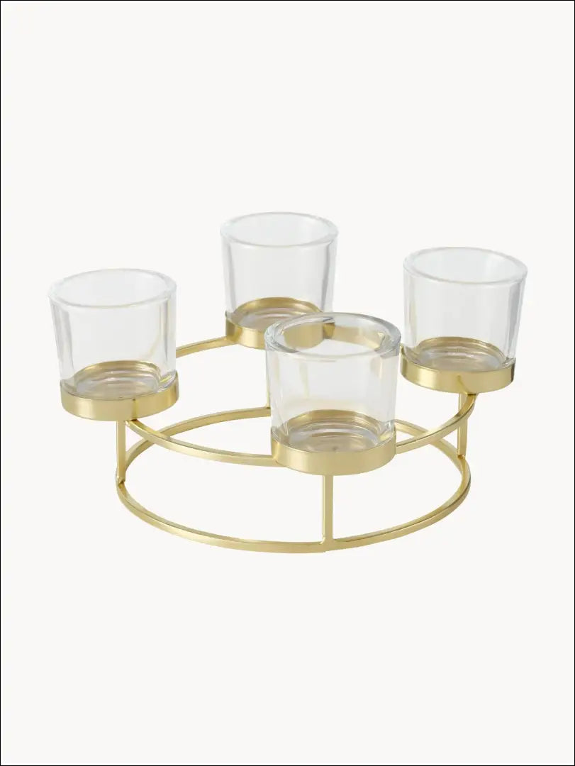 Žvakidė DI4830 - €7 Save 70% __label:Pristatymas 1-2 d.d., color-auksine, interjeras, material-metalas,