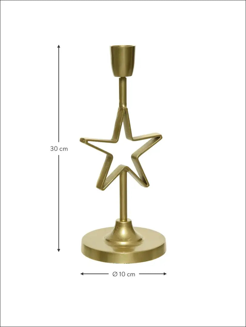 Žvakidė DI4854 - €8 Save 50% __label:Pristatymas 1-2 d.d., color-auksine, interjeras, kaledos, material-metalas Iki €25