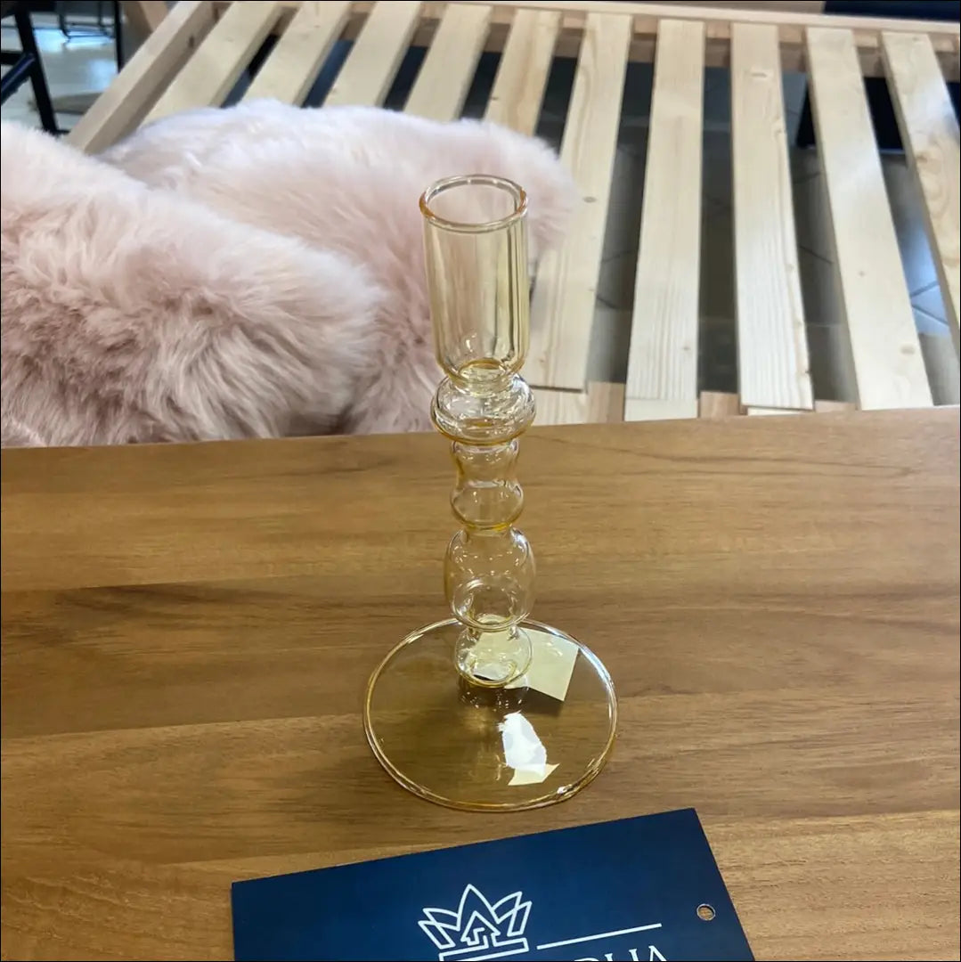 Žvakidė DI5822 - €7 Save 70% __label:Pristatymas 1-2 d.d., color-smelio, interjeras, material-stiklas, under-25 Iki €25