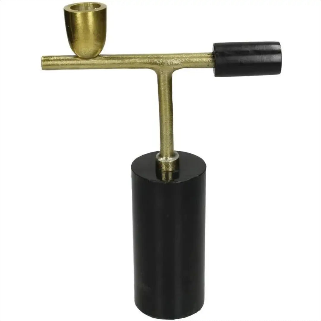 Žvakidė DI7145 - €12 Save 65% __label:Pristatymas 1-2 d.d., color-auksine, color-juoda, interjeras, material-metalas