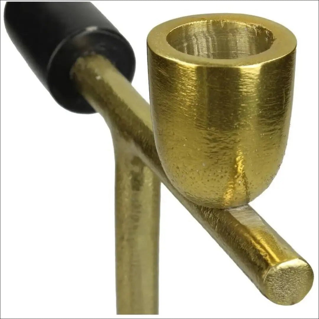 Žvakidė DI7145 - €12 Save 65% __label:Pristatymas 1-2 d.d., color-auksine, color-juoda, interjeras, material-metalas