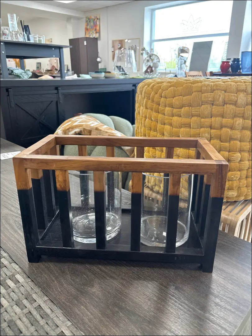 Žvakidė DI9210 - €24 Save 50% __label:Pristatymas 1-2 d.d., color-juoda, color-ruda, interjeras, material-mediena Iki