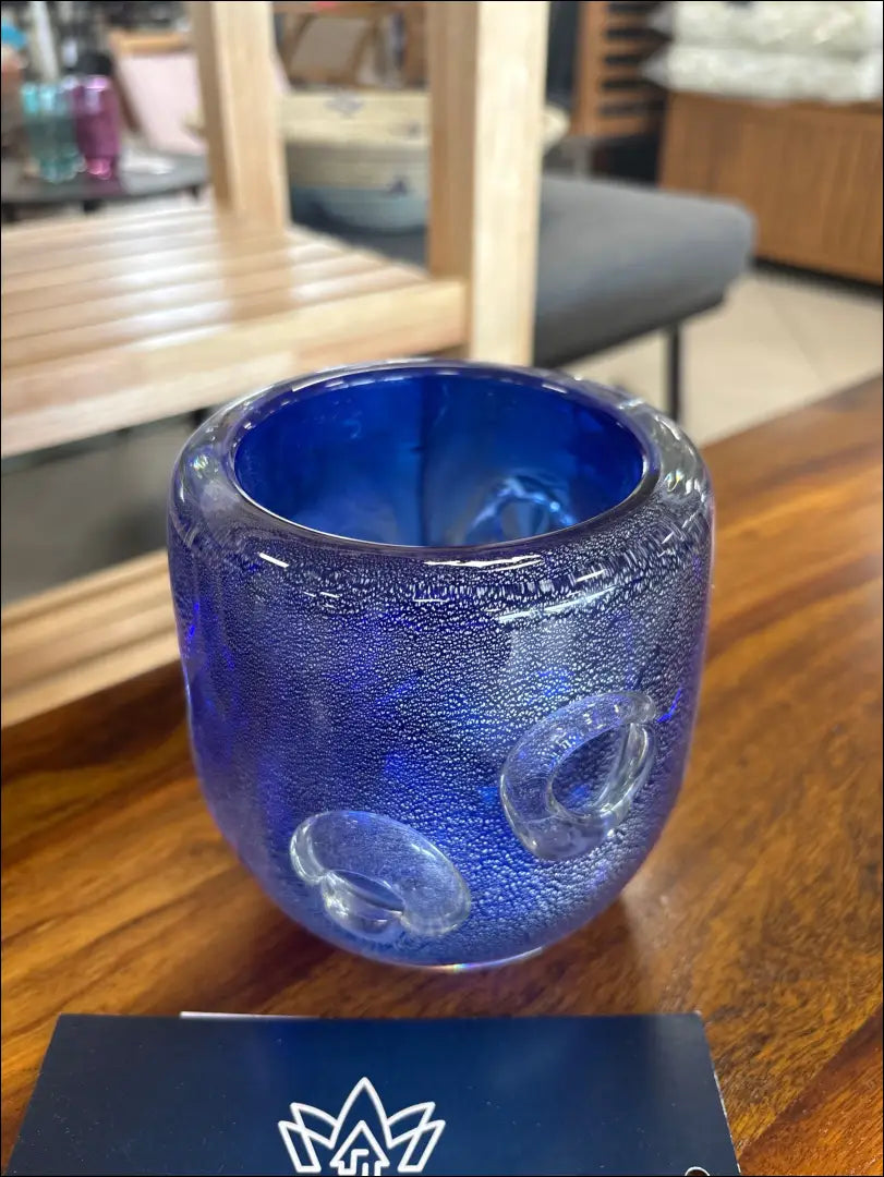 Žvakidė DI9522 - €25 Save 55% 25-50, __label:Pristatymas 1-2 d.d., color-melyna, interjeras, material-stiklas to €50