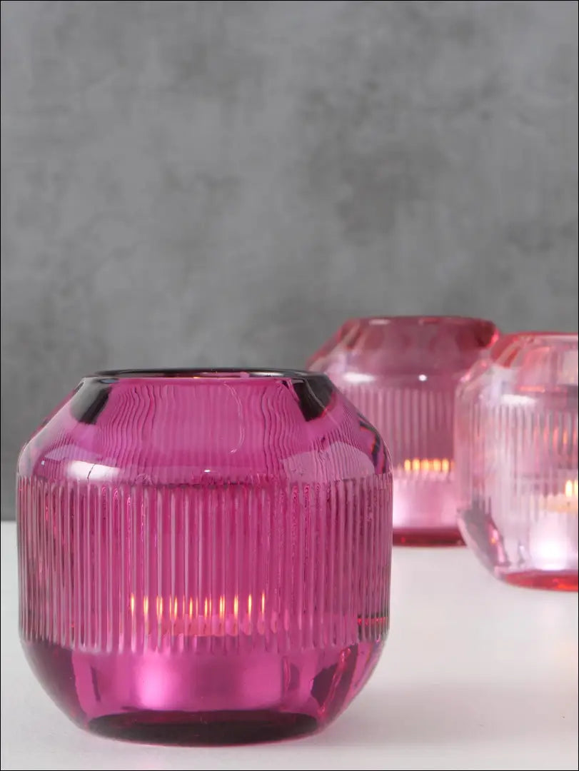 Žvakidžių komplektas (3vnt) DI2239 - €6 Save 70% __label:Pristatymas 1-2 d.d., color-rozine, interjeras,