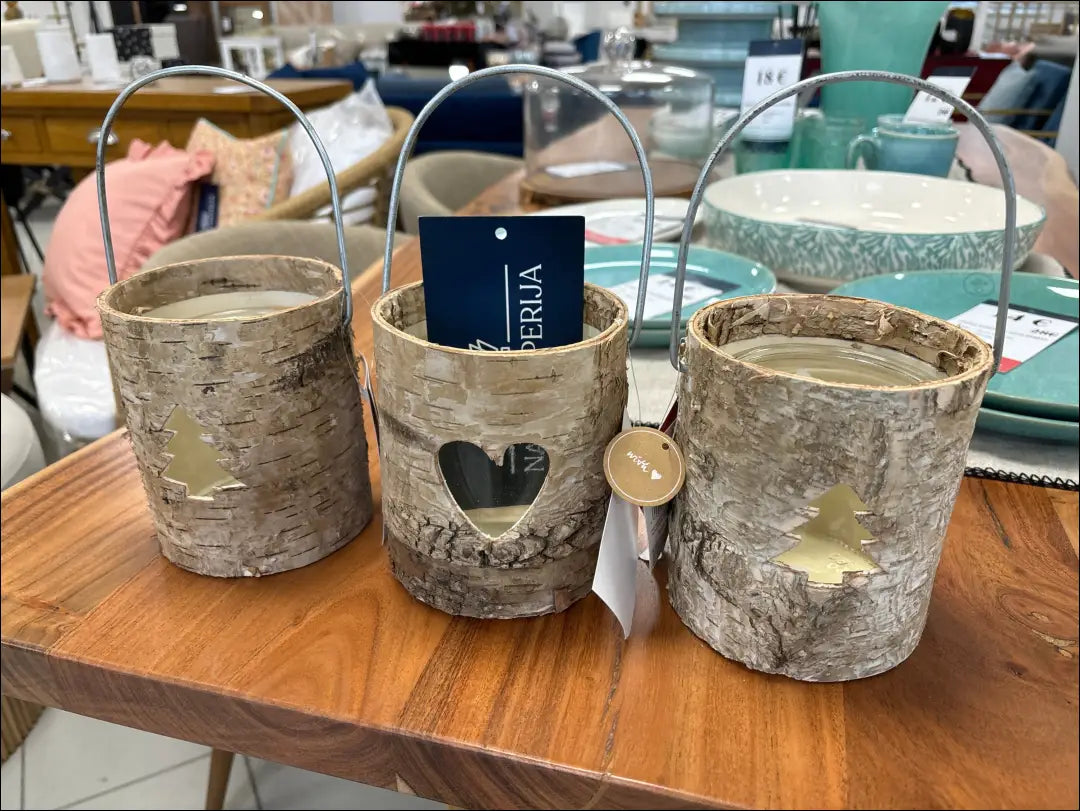 Žvakidžių komplektas (3vnt) DI4820 - €15 Save 50% __label:Pristatymas 1-2 d.d., color-smelio, interjeras, kaledos,