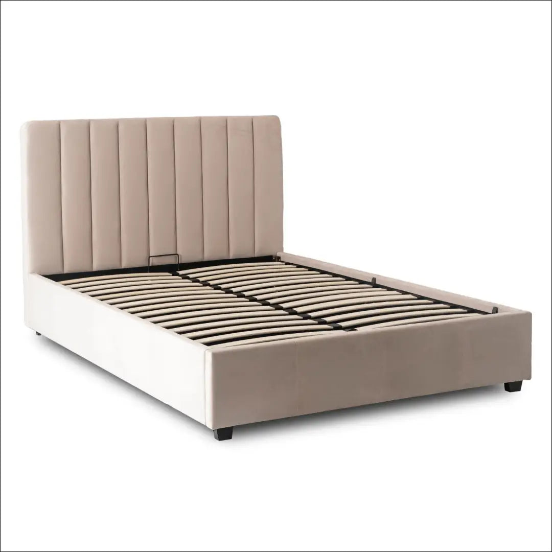 Lova 160x200 Velvet Cream TE2608 - €304.22 Save 15% __label:Pristatymas 5-14 d.d., Newelite Naujausi produktai MARI