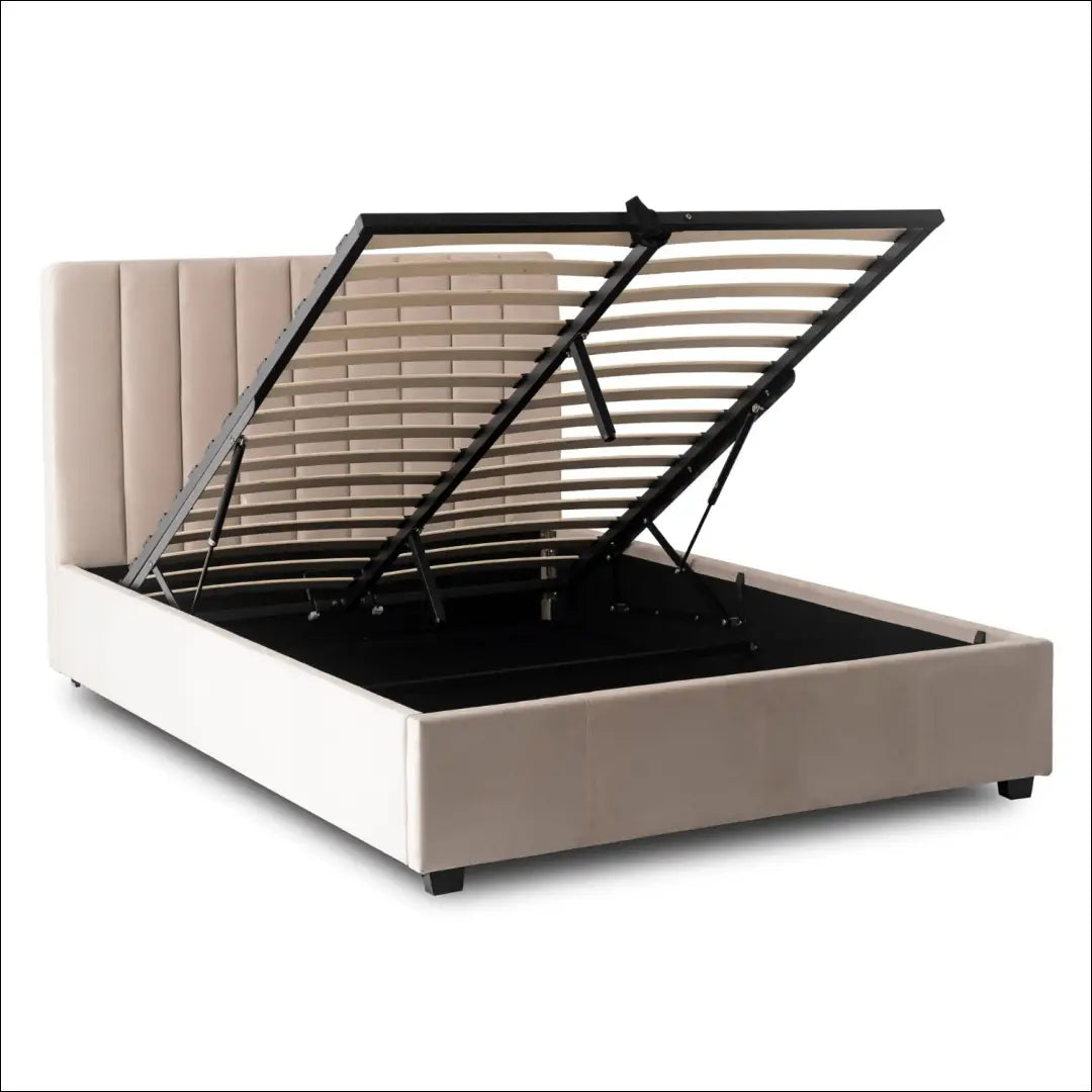 Lova 160x200 Velvet Cream TE2608 - €304.22 Save 15% __label:Pristatymas 5-14 d.d., Newelite Naujausi produktai MARI